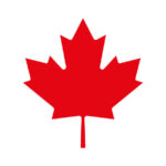 red maple leaf. canadian symbol. vector illustration.
